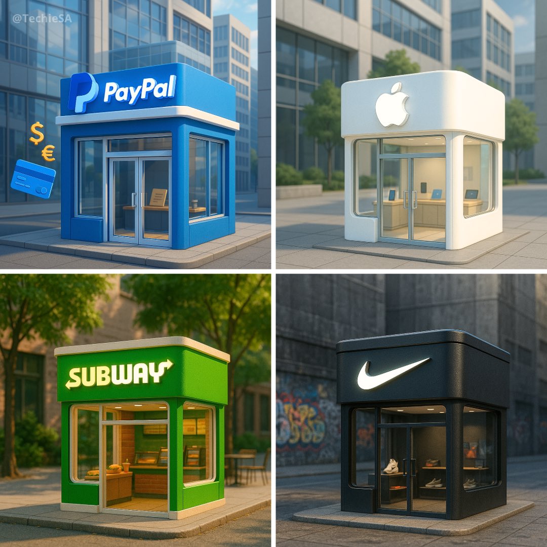 Create an ultra-realistic 3D render of a cute miniature brand storefront with a glowing 3D logo sign, modern glass-front exterior, and subtle branded props inside. The scene uses warm lighting, soft shadows, and a clean atmospheric background aligned with the brand identity.