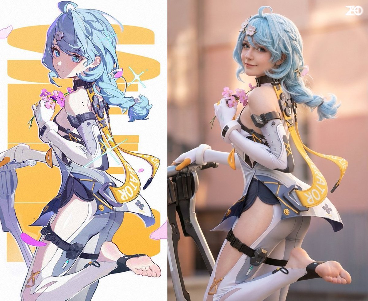 Convert an anime-style subject into a realistic human look while keeping a 1:1 (square) format.