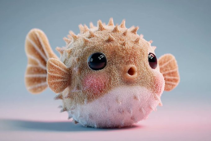 Create a soft, plush 3D model render in a cute, stylized toy-like aesthetic with velvety, squeezable textures. Designed for clean, centered compositions with pastel tones, soft ambient lighting, and subtle shadows.