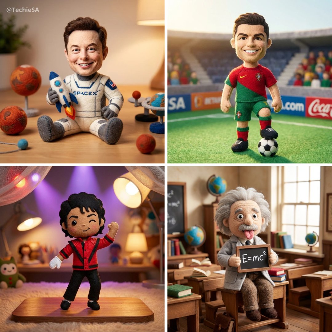 Create a full-body cartoon toy character made of felt with rich, soft textures, placed in a specified scene and lighting. Ideal for friendly, vehicle-themed felt toy visuals with customizable accessories and expression.