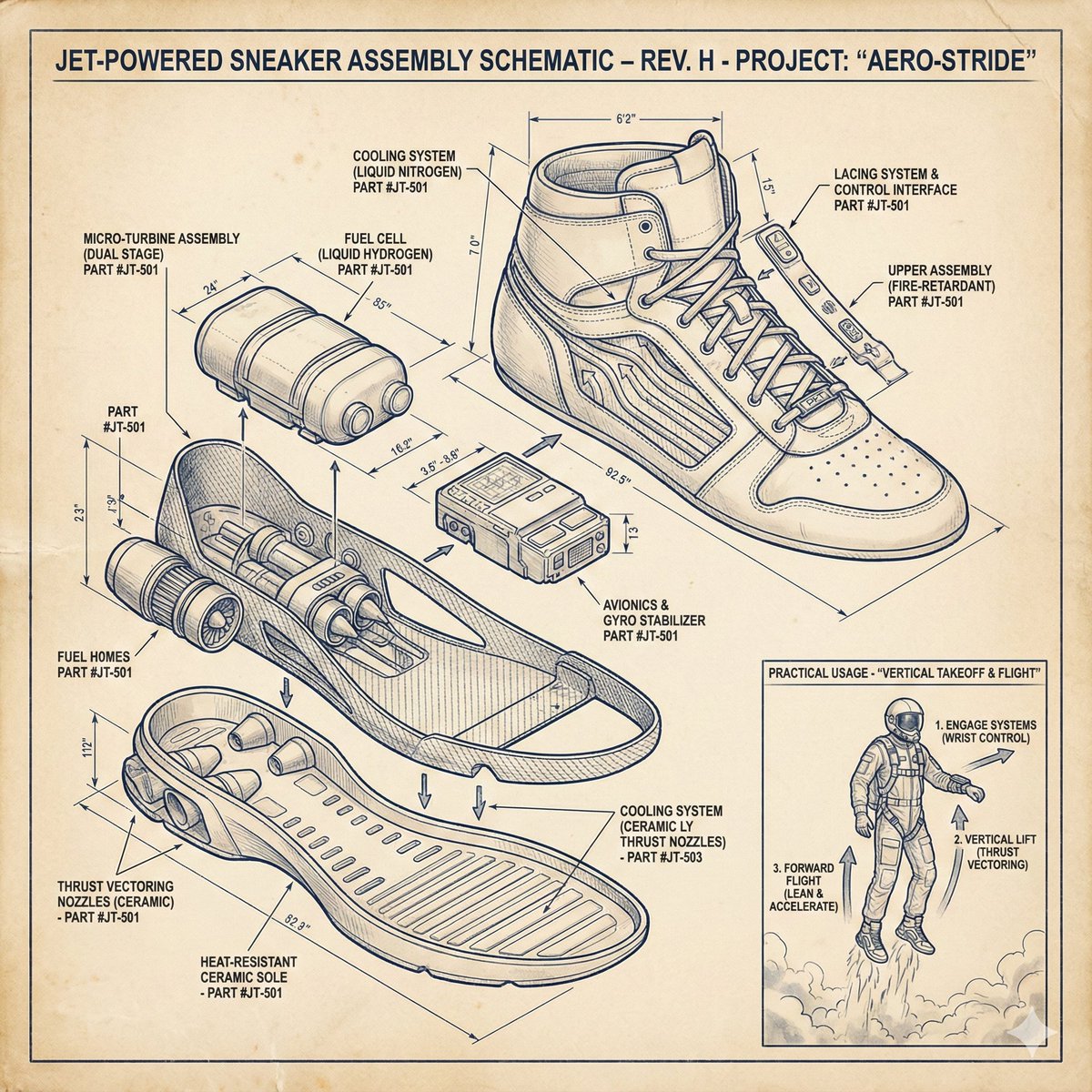 Create an ultra-detailed, hyperrealistic exploded technical view of a chosen subject for creative technical visualization and breakdown-style renderings.