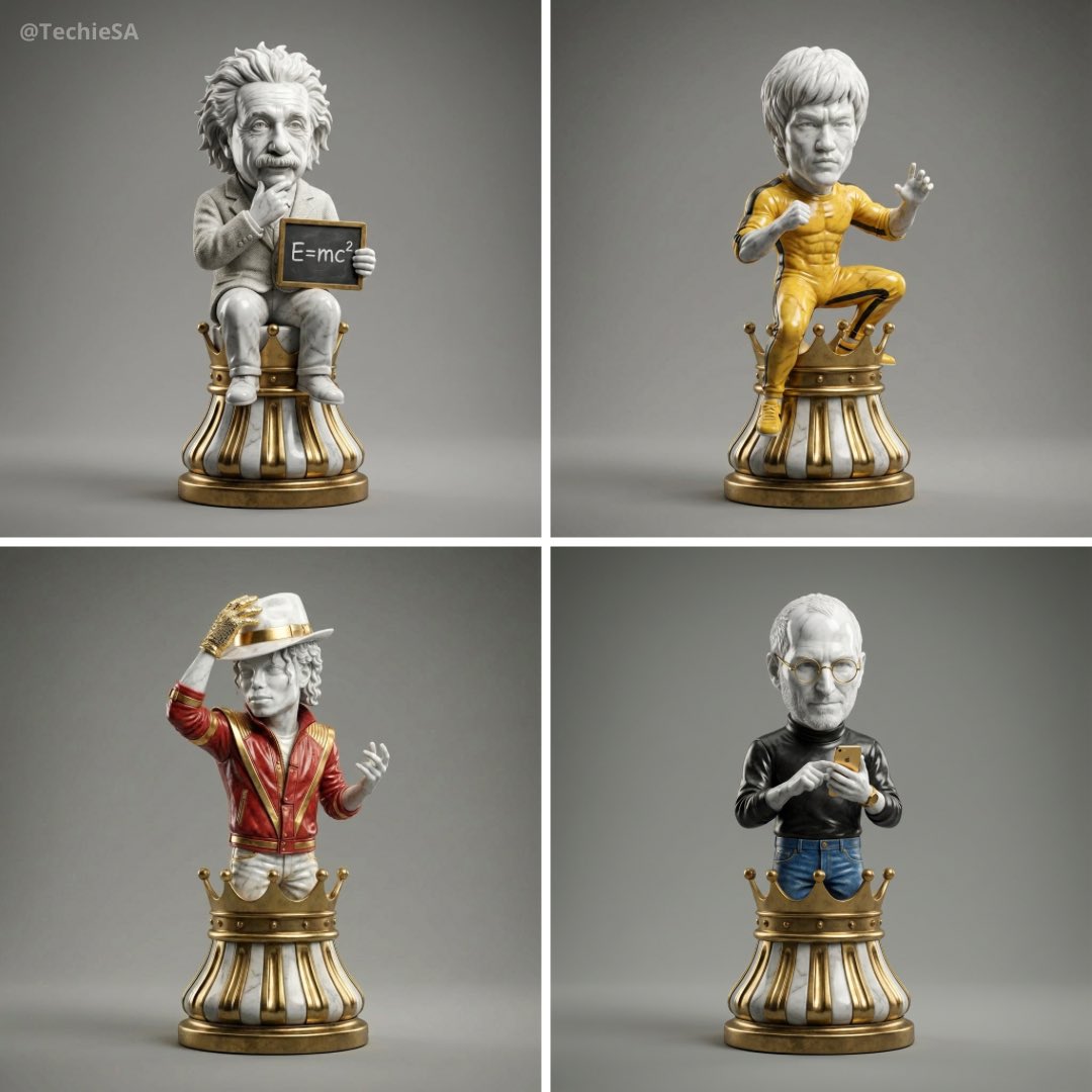 A hyper-detailed, studio-lit 3D render of a collectible chess piece sculpted in polished marble with gold accents, faithfully capturing {{ICON}} in a simplified yet instantly recognizable form on a clean neutral background.