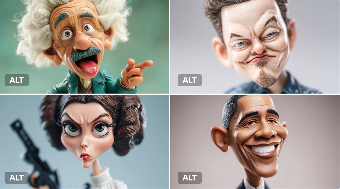 Create a comic-style caricature portrait of {{SUBJECT}} with an oversized head and expressive eyes, rendered in a glossy, hyper-realistic vinyl toy aesthetic with playful collectible-figure charm.