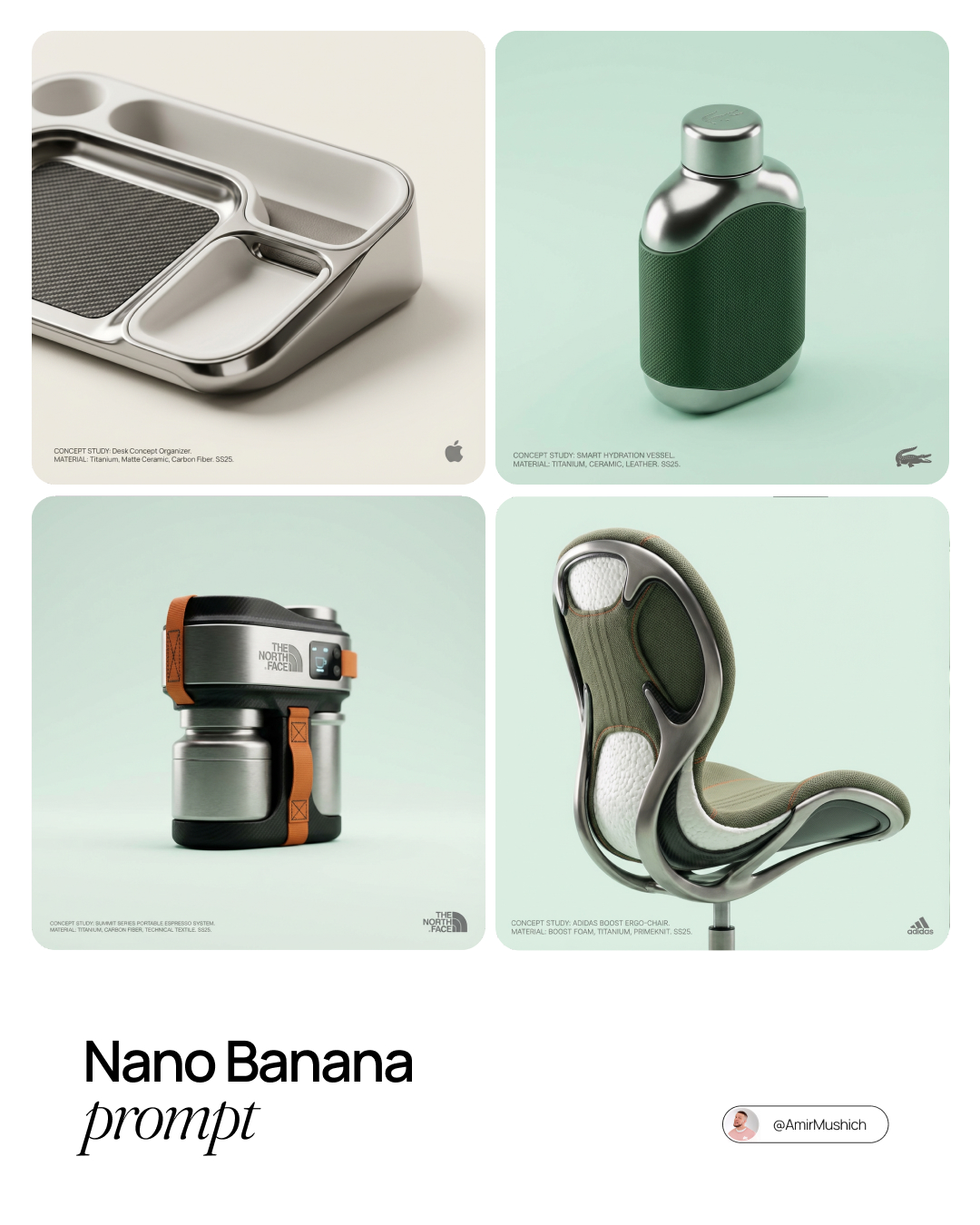 Create a high-end, glossy concept art magazine editorial photograph of a novel, brand-designed functional object with hyper-premium materials, cinematic macro studio lighting, and strict minimalist layout elements.